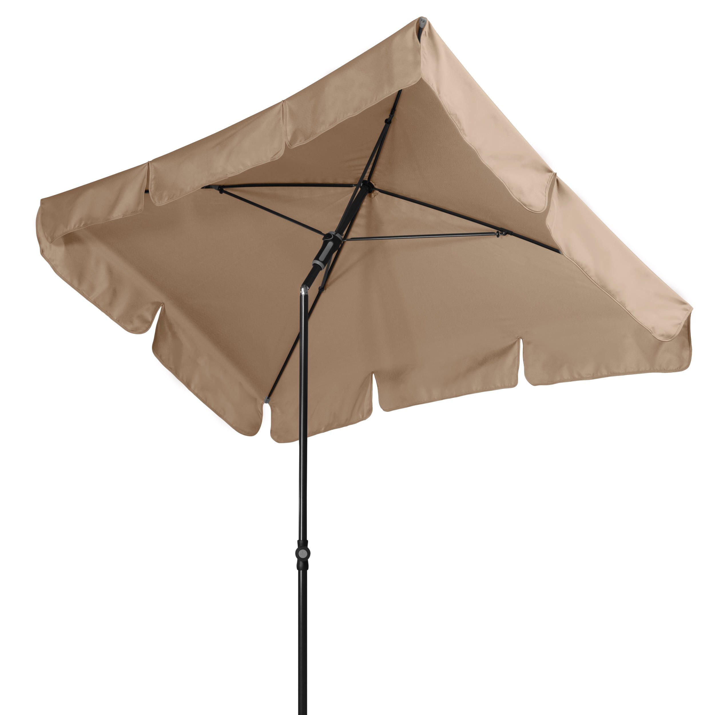 SONNENSCHIRM 120x225 cm Greige  - Greige/Anthrazit, Basics, Textil/Metall (120/225cm) - Doppler