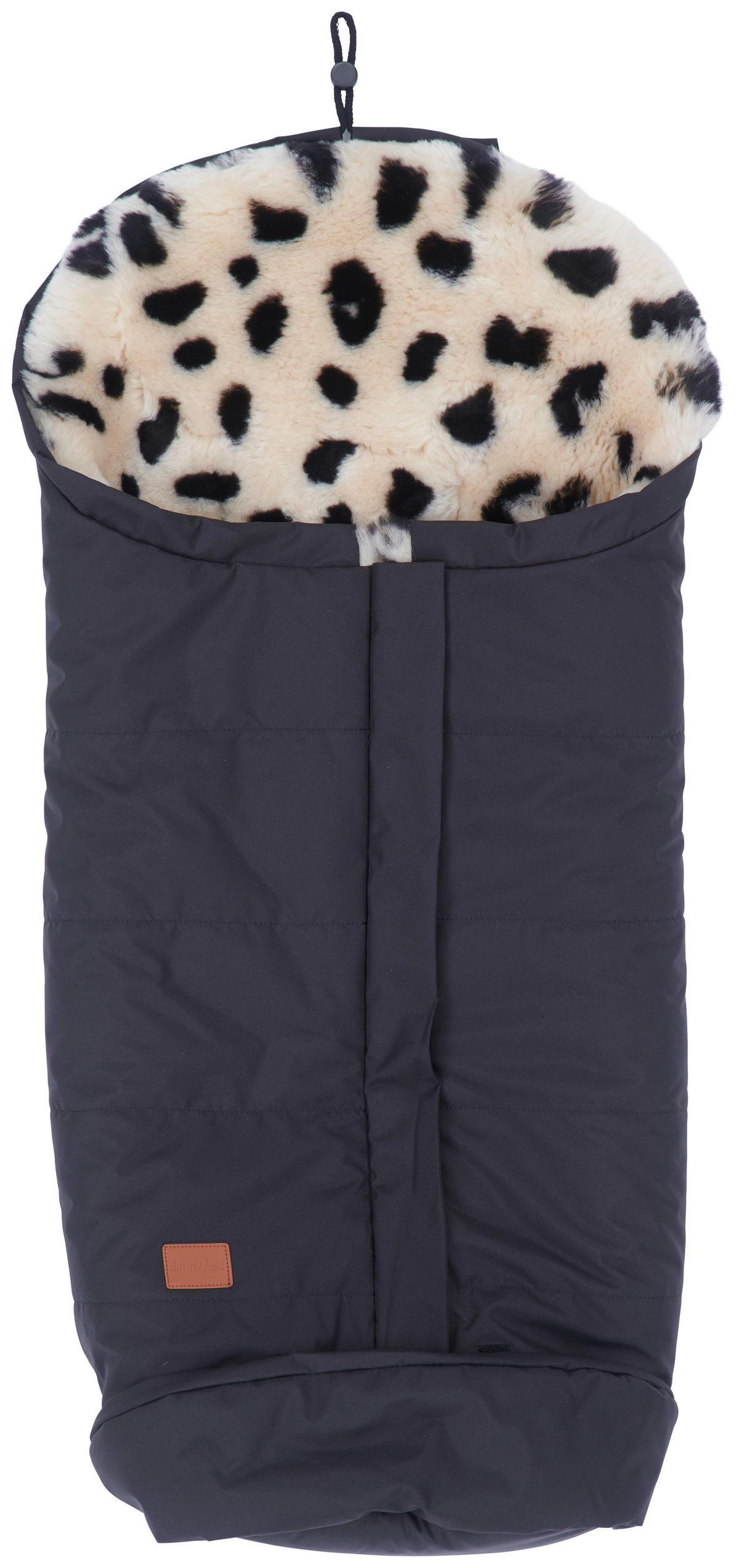 FELLSACK  - Schwarz/Weiß, Basics, Textil (47/90cm) - Jimmylee