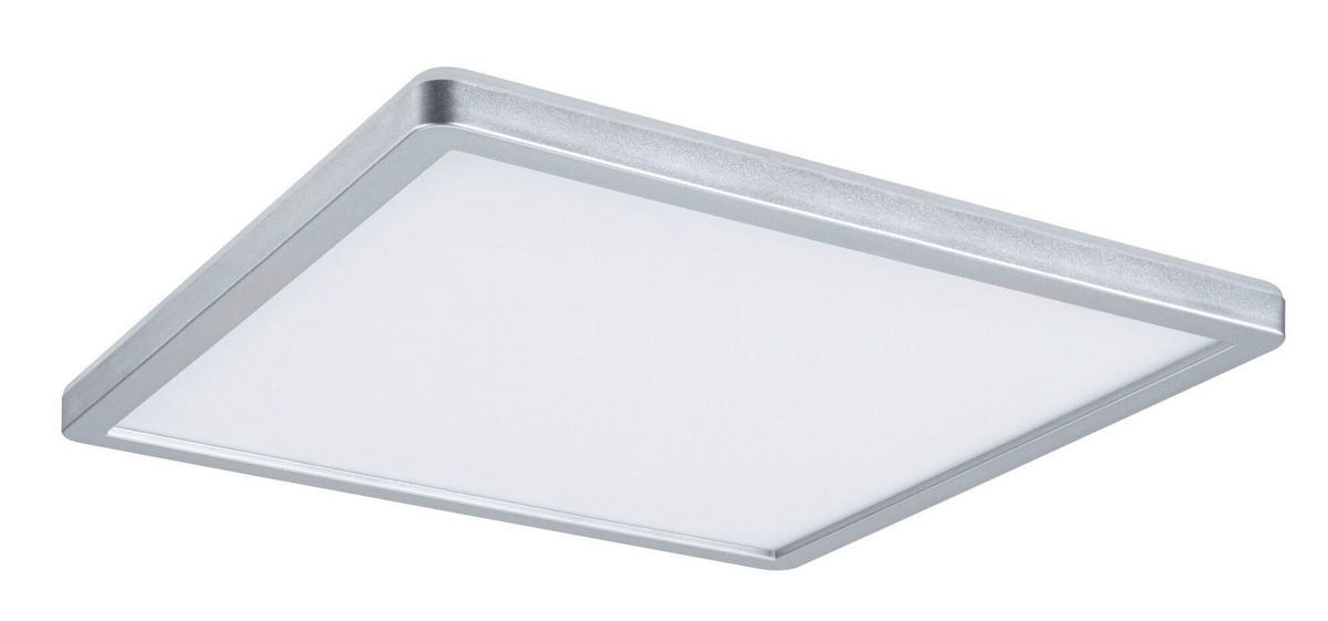 LED-PANEEL 29,3/29,3/2,8 cm   - Chromfarben, Basics, Kunststoff (29,3/29,3/2,8cm) - Paulmann