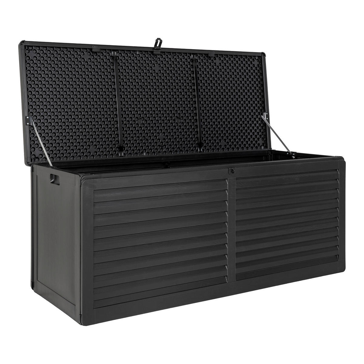 KISSENBOX 146.5/64.5/61 cm  - Schwarz, MODERN, Kunststoff (146.5/64.5/61cm) - MID.YOU