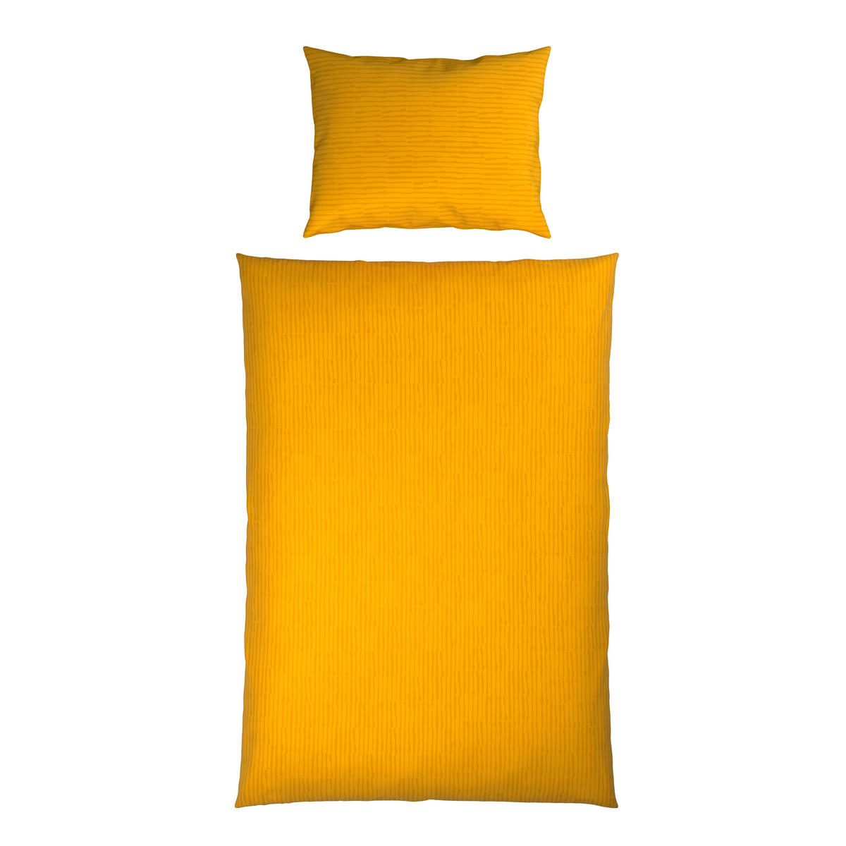 BETTWÄSCHE Mavie Satin 140/200 cm  - Gelb, Basics, Textil (140/200cm) - Esposa