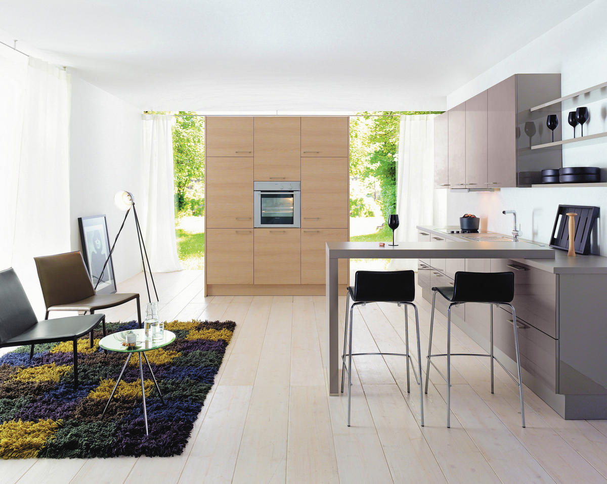 EINBAUKÜCHE   - Design, Holzwerkstoff - Novel