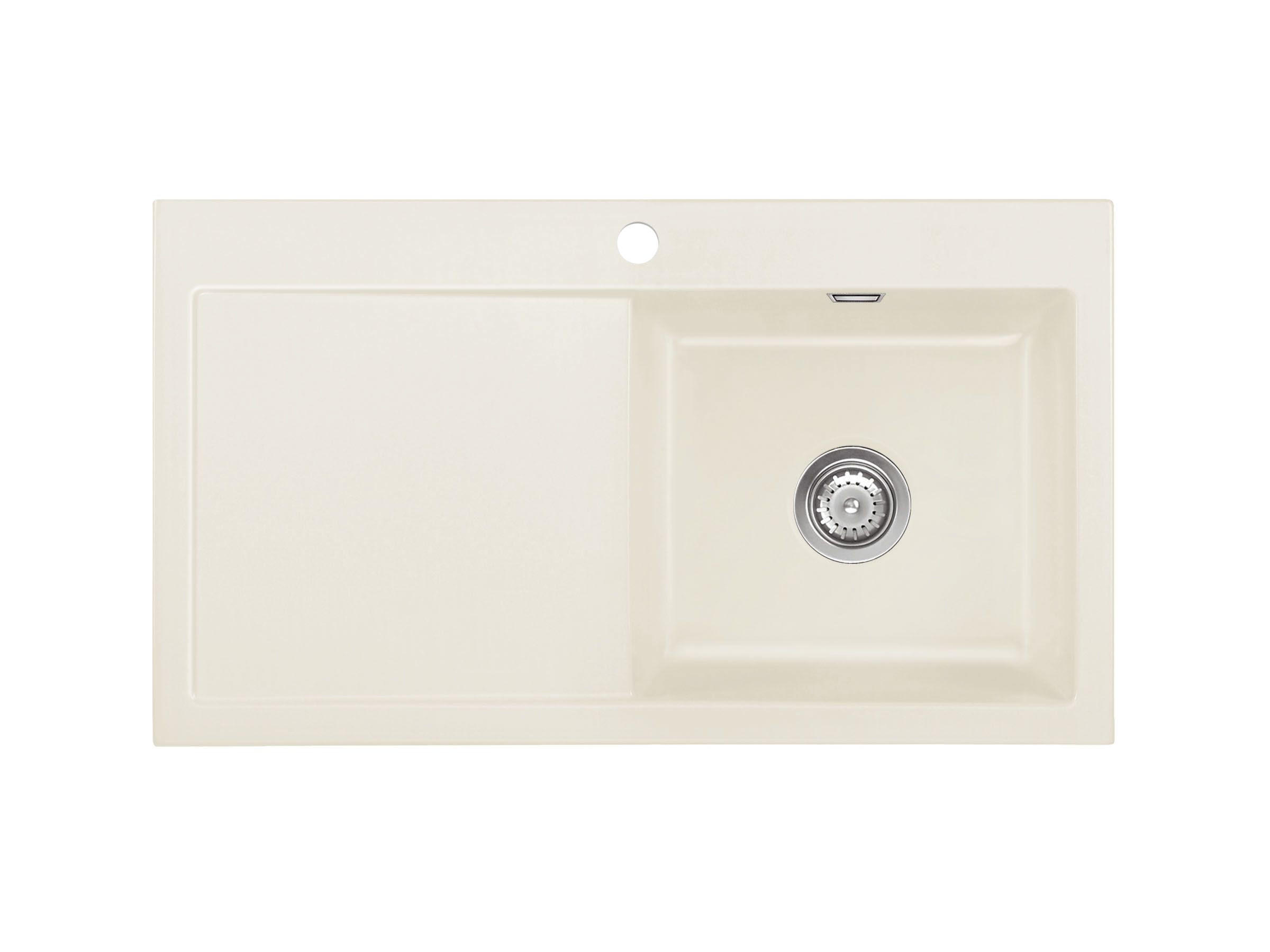 SPÜLE Mera 90 / 50740119  - Creme, Basics, Keramik (90/20/51cm) - Systemceram