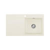 SPÜLE Mera 90 / 50740119  - Creme, Basics, Keramik (90/20/51cm) - Systemceram