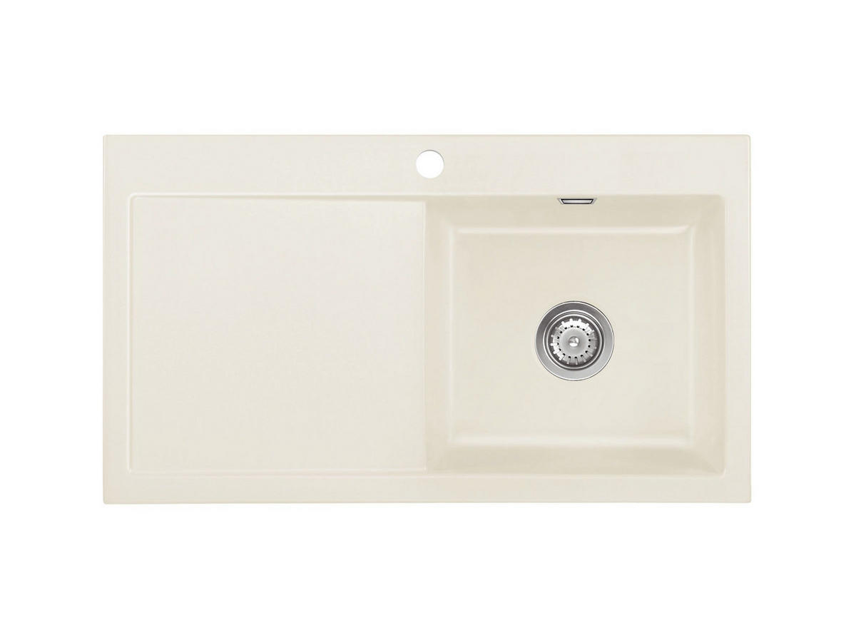 SPÜLE Mera 90 / 50740119  - Creme, Basics, Keramik (90/20/51cm) - Systemceram
