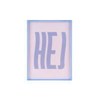 WANDDEKO Kunststoff  - Lila, Basics, Kunststoff (41/31/1cm) - Present Time