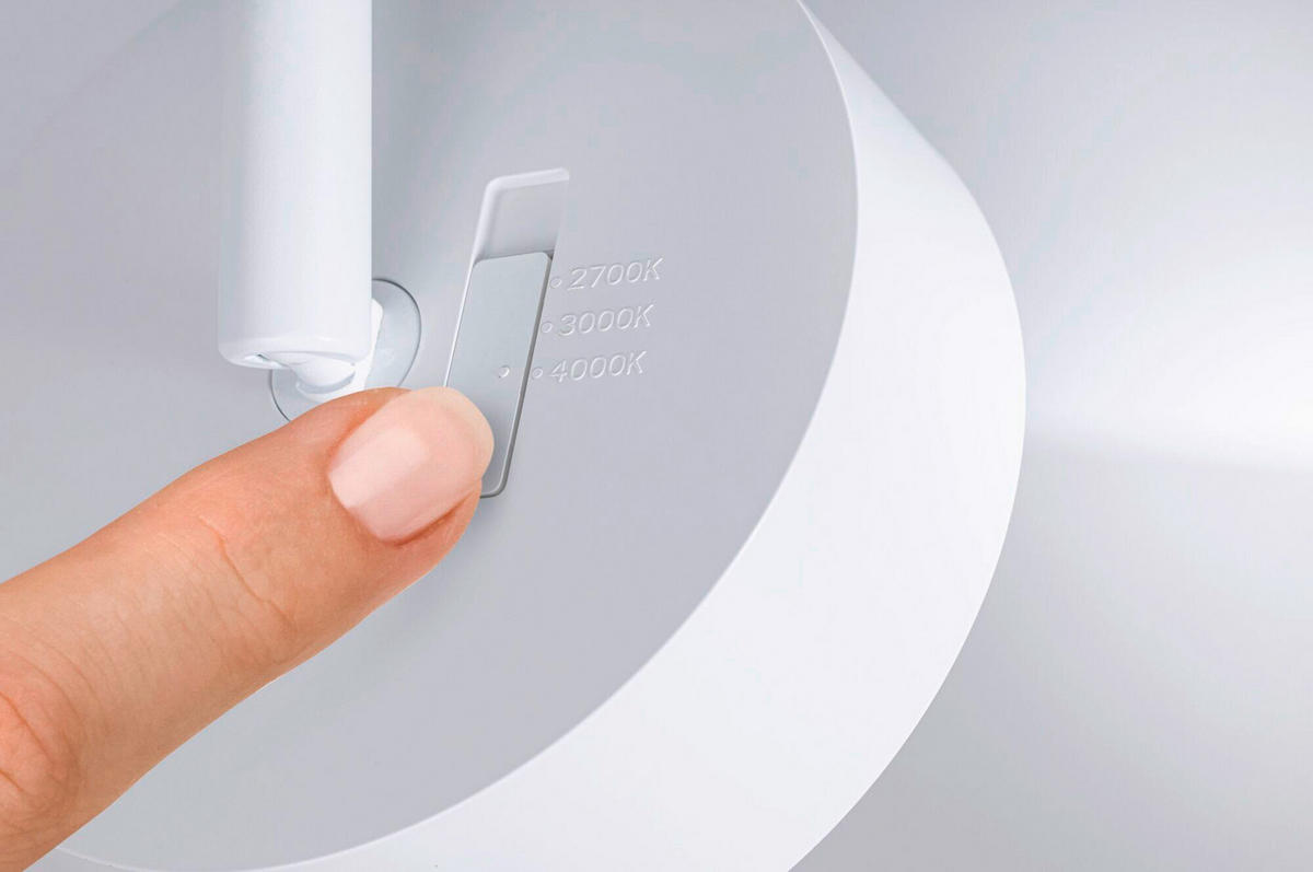 SCHIENENSYSTEM-STRAHLER URail 10/13,5 cm  - Weiß, Basics, Kunststoff (10/13,5cm) - Paulmann