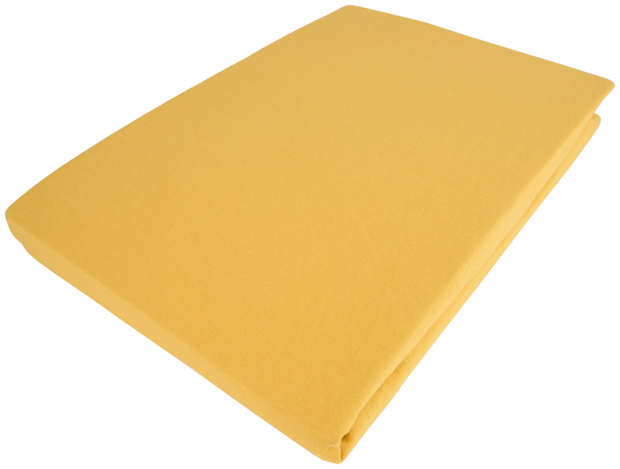 SPANNLEINTUCH 90-100/200 cm Jersey  - Gelb, Basics, Textil (90-100/200cm) - Bio:Vio
