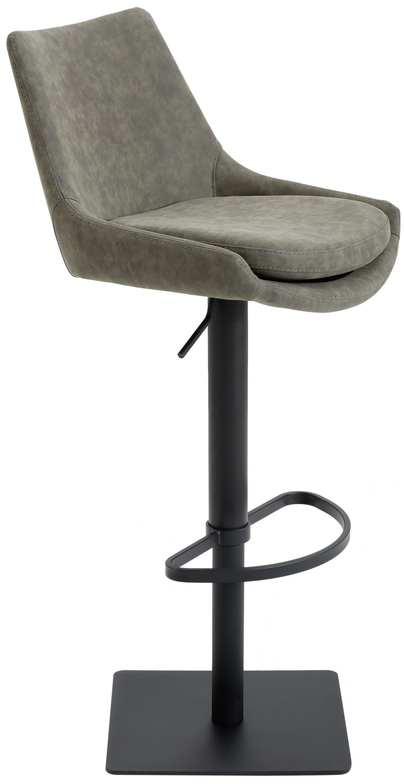 Barhocker in Metall Braun