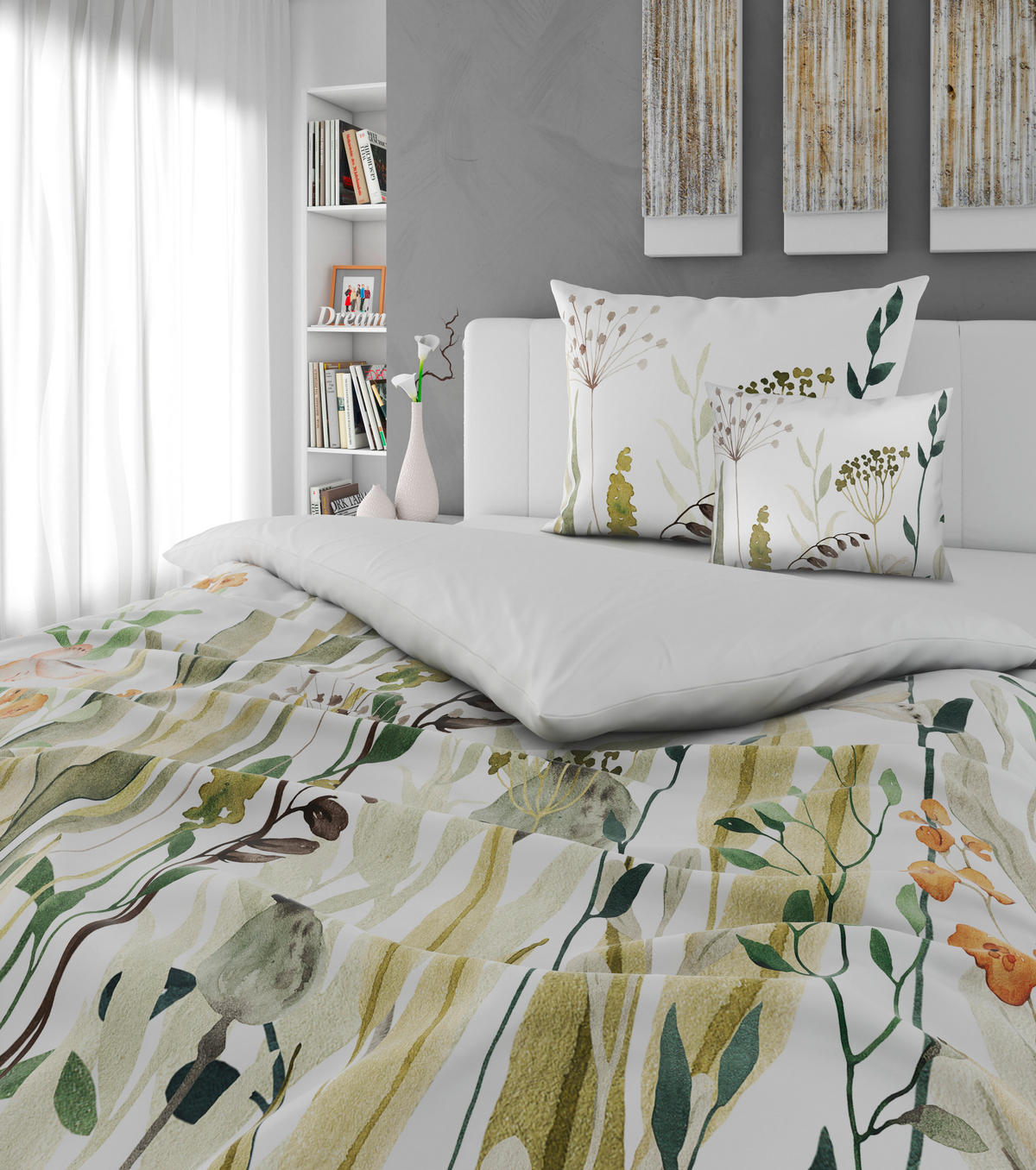 KÉTOLDALAS ÁGYNEMŰHUZAT 220/200 cm  - zöld, textil (220/200cm) - Esposa