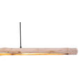 LED-HÄNGELEUCHTE 120/8/150 cm - Schwarz/Naturfarben, Design, Holz/Holzwerkstoff (120/8/150cm) - Novel