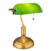 TISCHLEUCHTE - Weiss/Messingfarben, Konventionell, Glas/Metall (26,5/18/36cm) - Globo