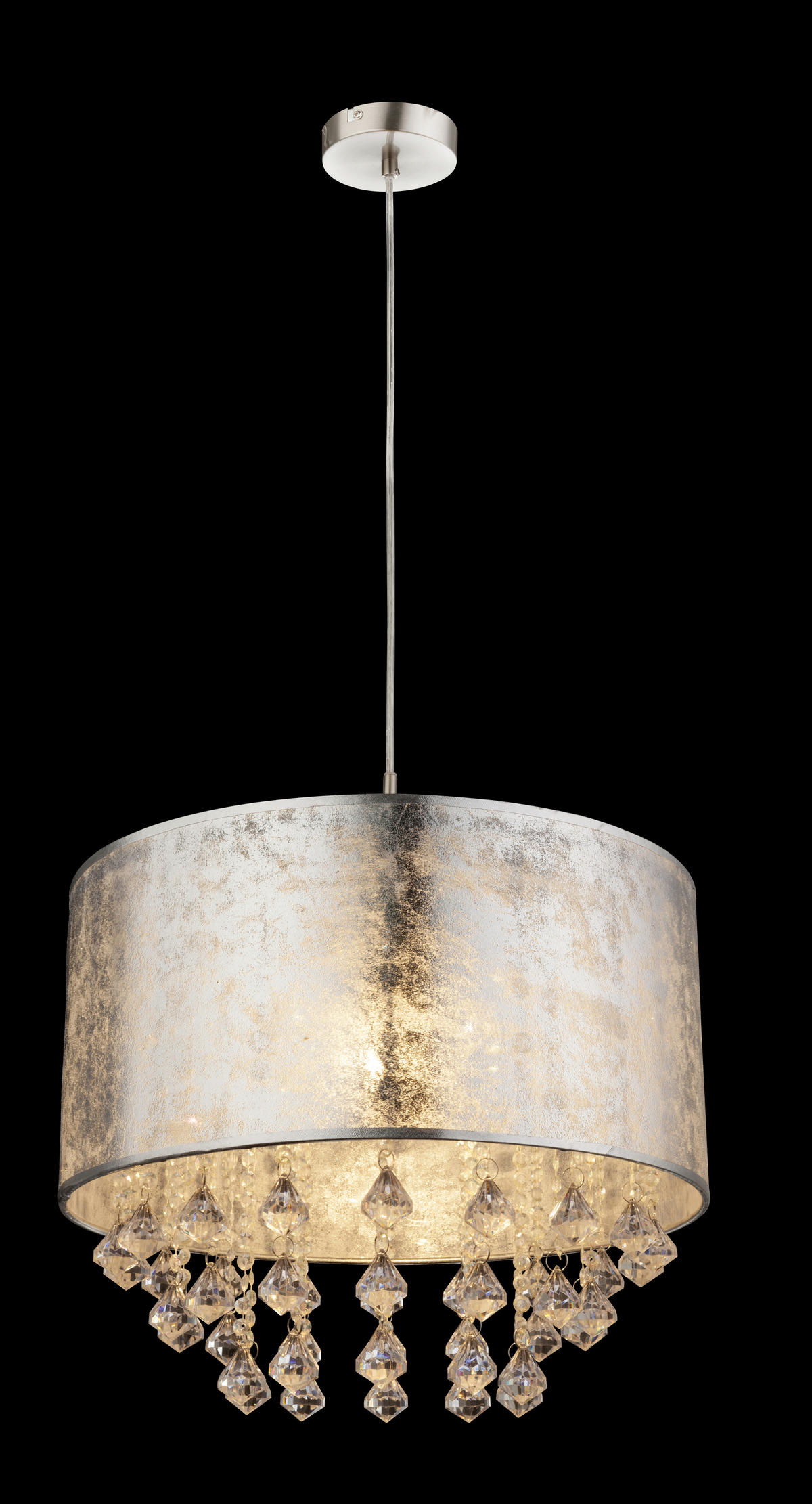 HÄNGELEUCHTE 40/140 cm    - Modern, Kunststoff/Textil (40/140cm) - Globo