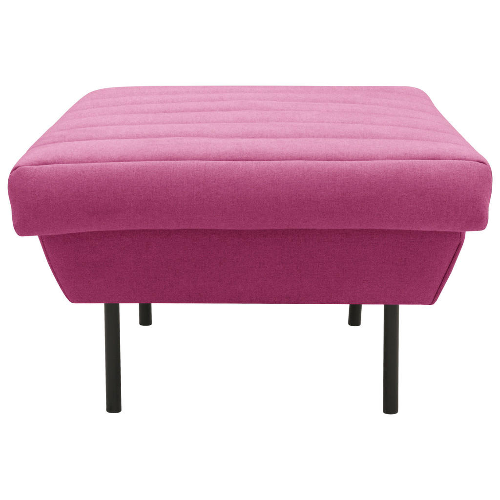 Thumbnail - Looks by W.Joop Hocker Looks IX, Rosa, Textil, Uni, Füllung: Schaumstoff, quadratisch, 70x45x70 cm, Made in EU, FSC Mix,...
