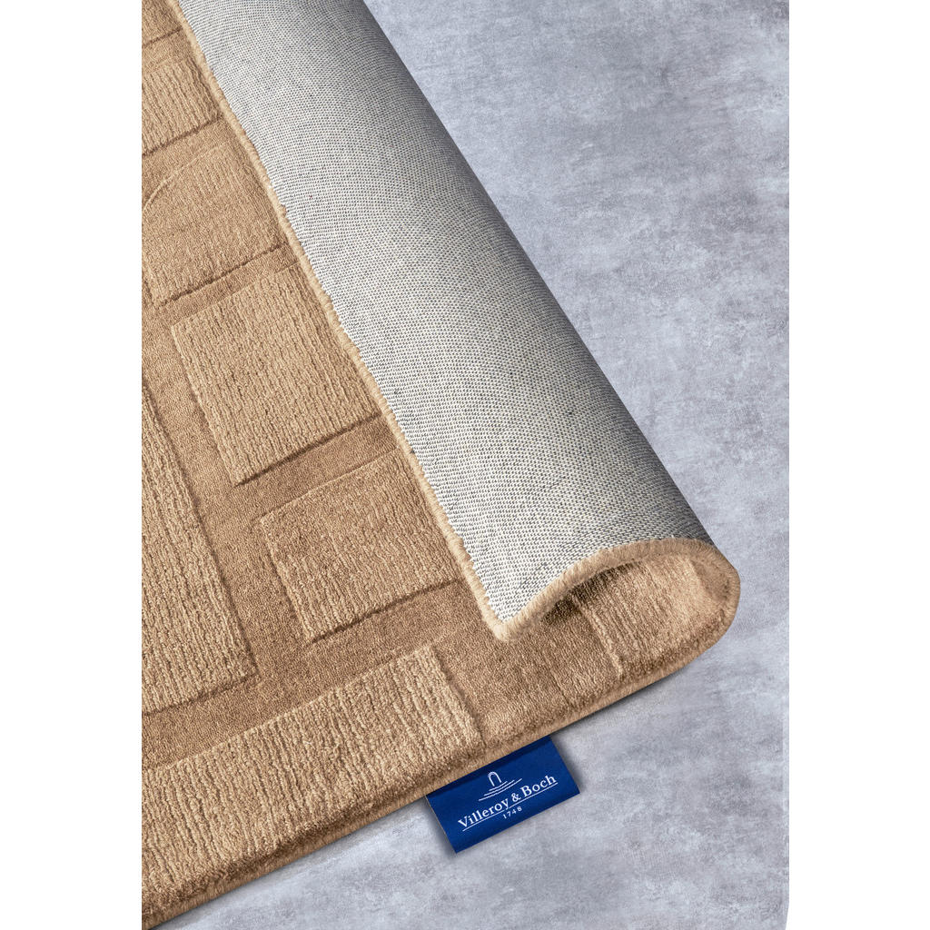 Thumbnail - Villeroy & Boch Handwebteppich Kollektion 1906, Beige, Textil, geometrisch, rechteckig, 190x280 cm, für Fußbodenheizung ...