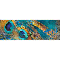 KÜCHENLÄUFER 60/180 cm Exotic Pavo Multicolor  - Multicolor, Trend, Kunststoff (60/180cm) - wash+dry