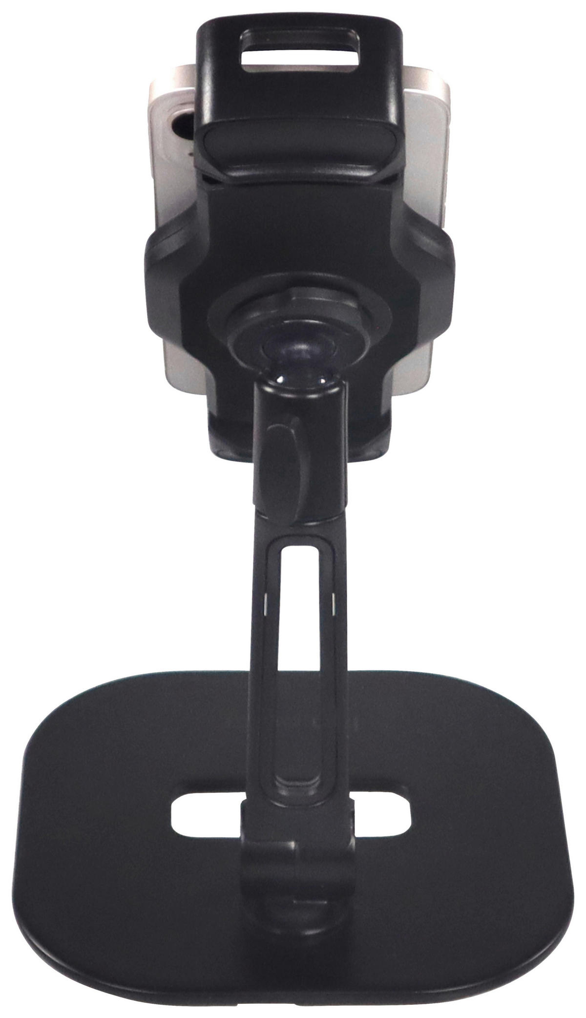 HANDYHALTERUNG Metall, Kunststoff Schwarz  - Schwarz, MODERN, Kunststoff/Metall (15/19cm) - MID.YOU