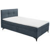 BOXBETT 120/200 cm  in Blaugrau  - Blaugrau, Basics, Holzwerkstoff/Textil (120/200cm) - Xora