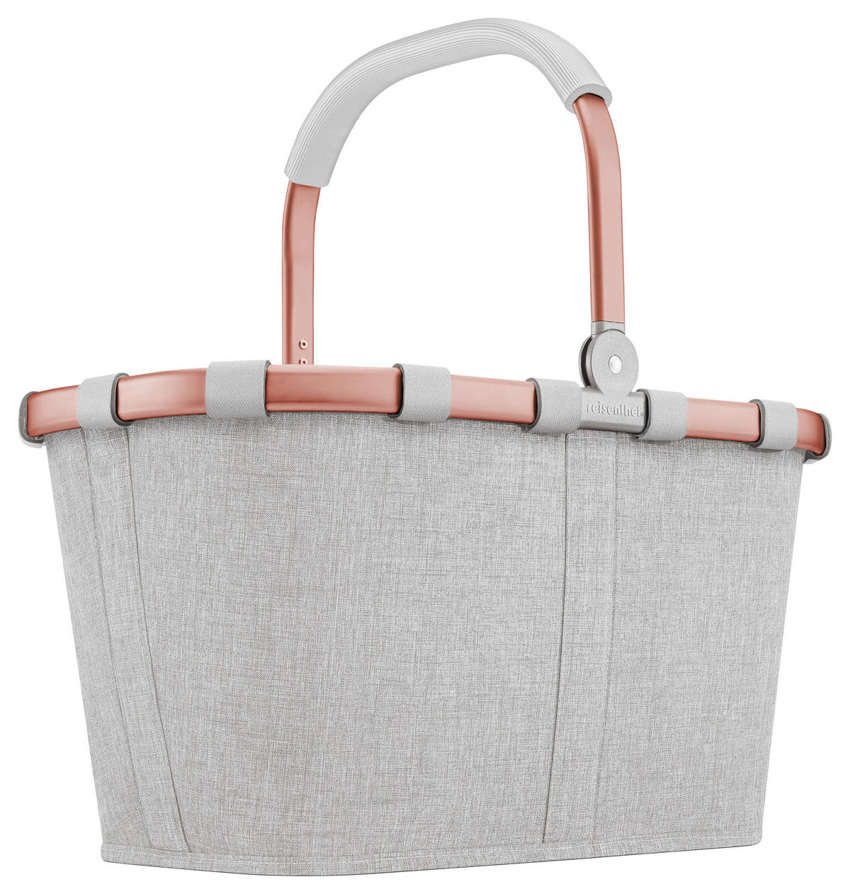EINKAUFSKORB  - Roségold/Grau, Basics, Kunststoff/Textil (49/29/28cm) - Reisenthel