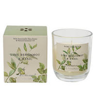 VONNÁ SVÍČKA bergamot, bazalka - Lifestyle, přírodní materiály/sklo (8,00/7,50/16,30cm)