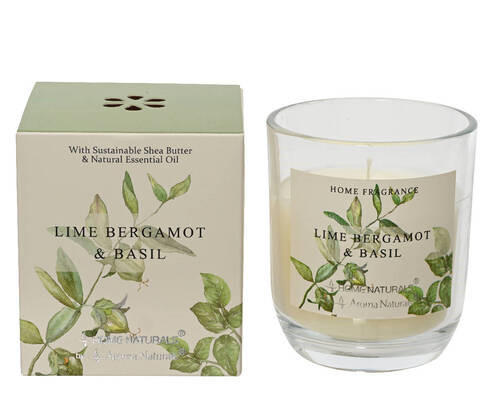 XXXL VONNÁ SVÍČKA bergamot, bazalka
