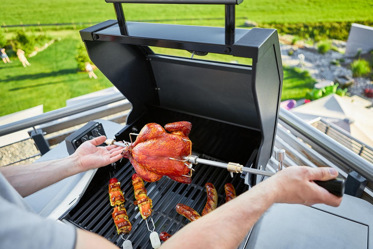 DREHSPIEß - Edelstahlfarben, Basics, Metall (62,5/13,0/11cm) - Rösle