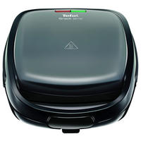 WAFFELEISEN  - Schwarz/Grau, Basics, Kunststoff (17/34/28,6cm) - Tefal