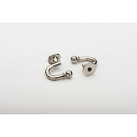 CÂRLIG FALDURI  - argintiu, Basics, metal (0.062kg)