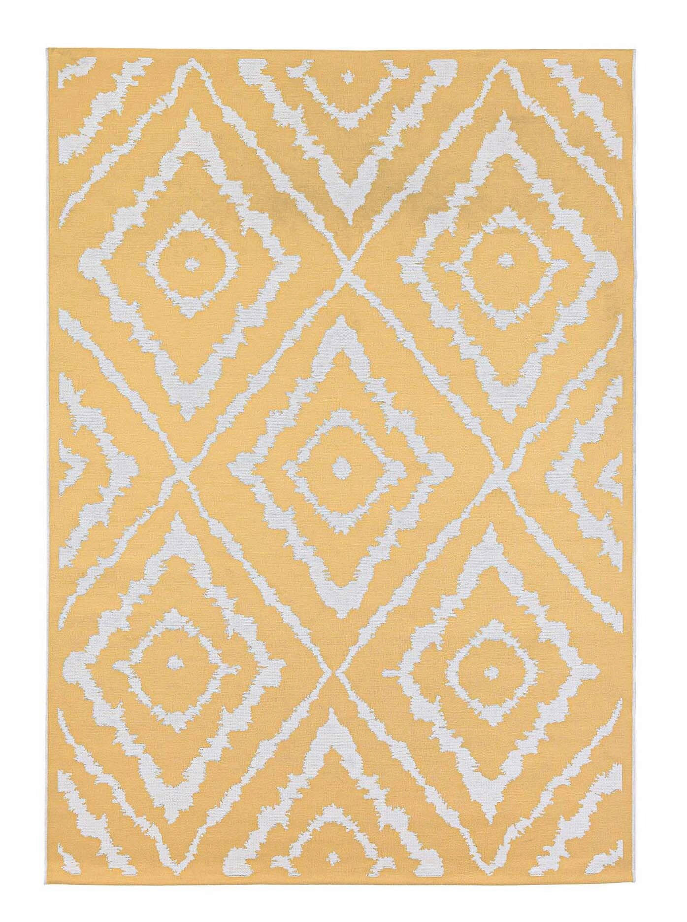 TEPPICH 123/180 cm Gelb  - Gelb, Design, Kunststoff/Textil (123/180cm) - Tom Tailor