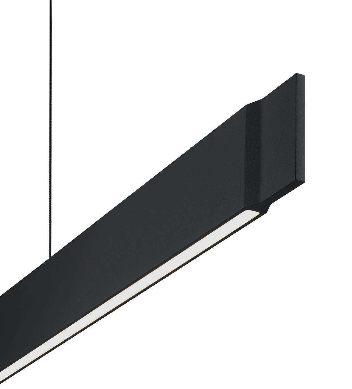 LED-HÄNGELEUCHTE 130/8,5 / 1,6/210 cm  - Schwarz, Design, Metall (130/8,5 / 1,6/210cm) - Helestra