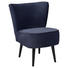 SESSEL in Textil, Holzwerkstoff Blau - Blau/Schwarz, Trend, Holz/Holzwerkstoff (65/89/70cm) - Carryhome SESSEL in Textil, Holzwerkstoff Blau - Blau/Schwarz, Trend, Holz/Holzwerkstoff (65/89/70cm) - Carryhome