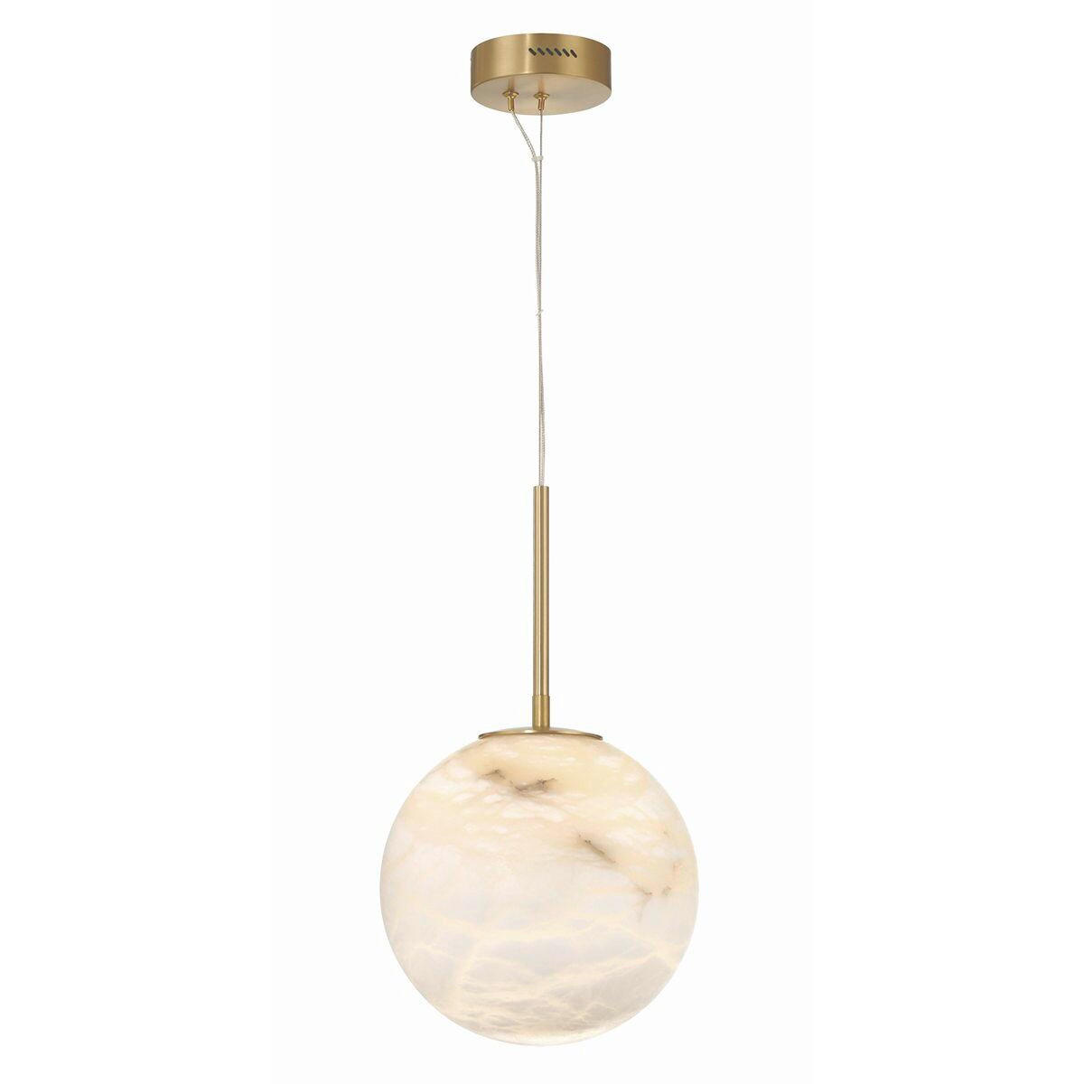 LED-PENDELLEUCHTE Eurofase 30,4/58 cm   - Goldfarben, KONVENTIONELL, Glas/Metall (30,4/58cm) - Elstead Lighting