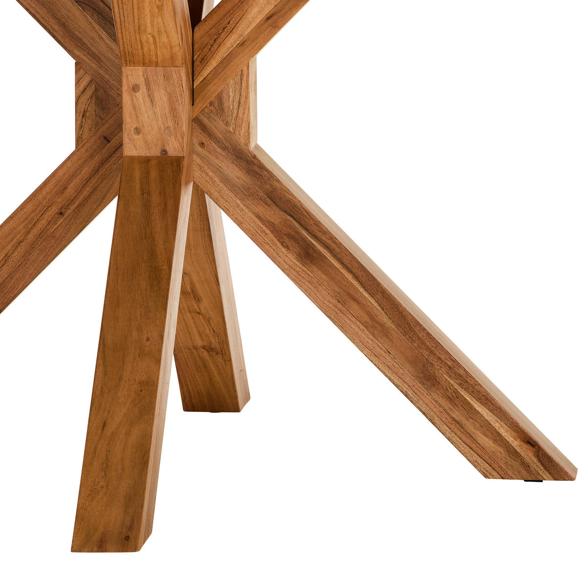 ESSTISCH in Holz 130/130/76 cm  - Akaziefarben, LIFESTYLE, Holz (130/130/76cm) - Landscape