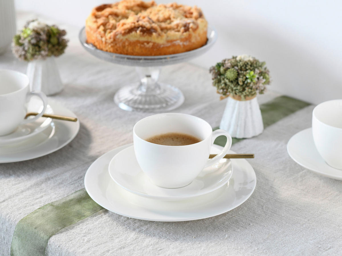 KOMBISERVICE Fleur Royal 42-teilig  - Weiß, Basics, Keramik - Creatable