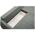 ECKSOFA Grau Chenille  - Schwarz/Grau, KONVENTIONELL, Kunststoff/Textil (233/193cm) - Carryhome