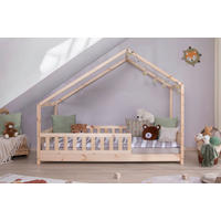 HAUSBETT Absturzsicherung, Rollrost 120/200 cm  - Naturfarben, MODERN, Holz (120/200cm) - MID.YOU
