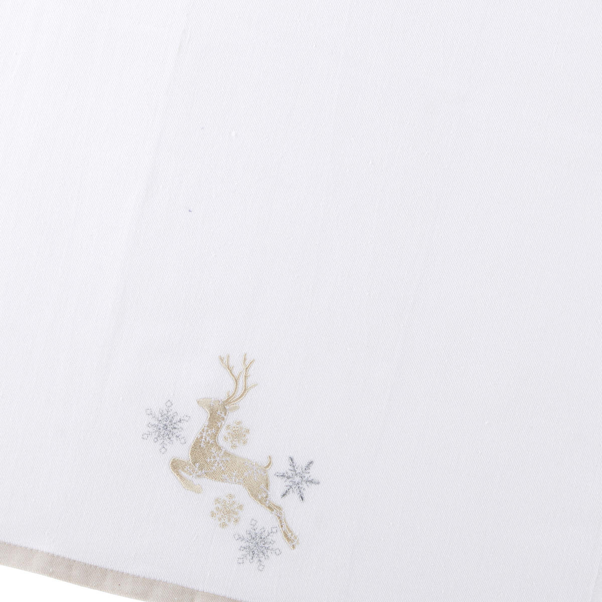 SADA UTĚREK 2dílné - bílá/béžová, Design, textil (50/70cm) - X-Mas