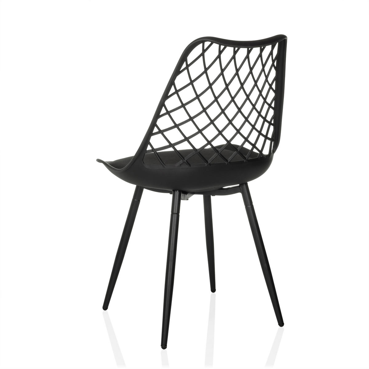ZAHRADNÍ ŽIDLE, plast - černá, Moderní, kov/plast (48/83/57cm) - MID.YOU