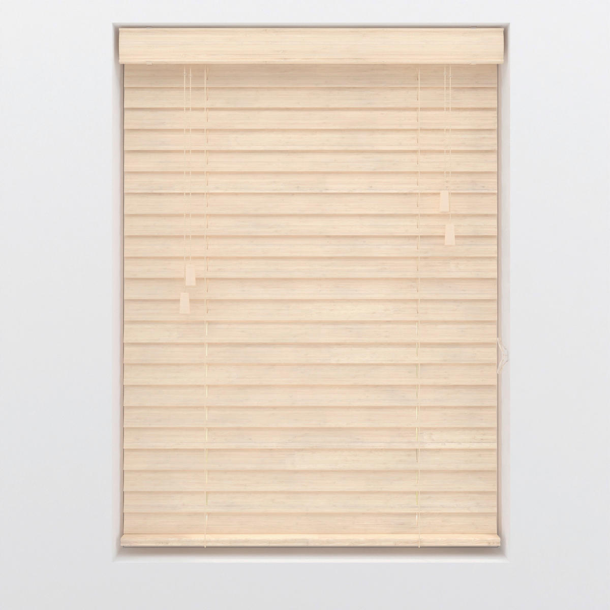 JALOUSIE  halbtransparent  100/130 cm    - Naturfarben, Natur, Holz (100/130cm)