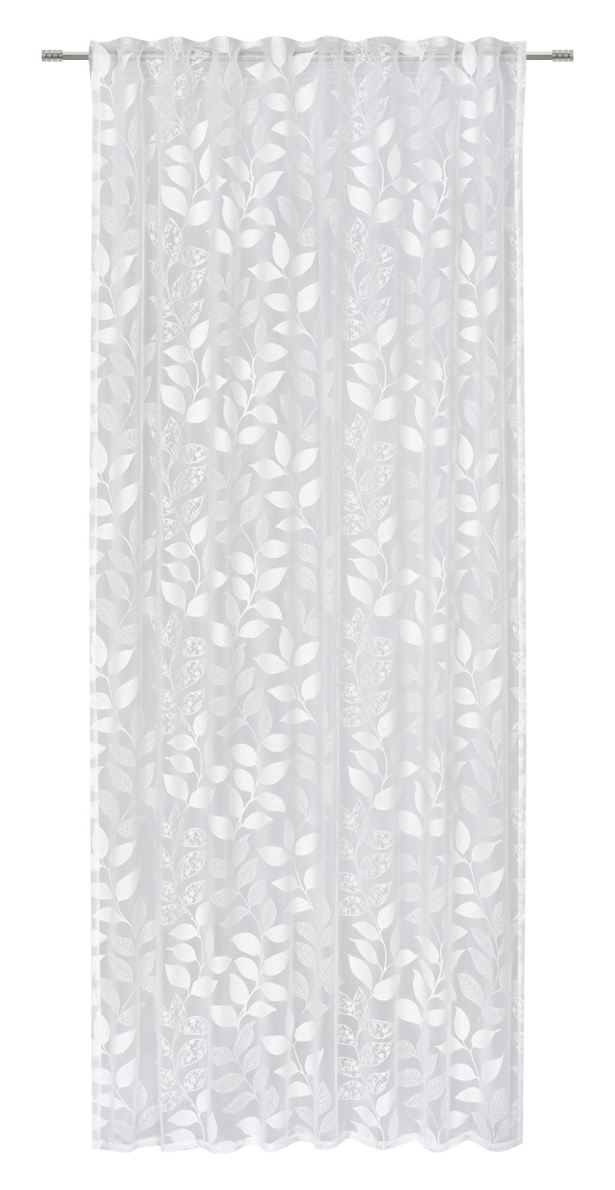 FERTIGVORHANG  transparent   135/245 cm  - Weiß, Natur, Textil (135/245cm) - Esposa