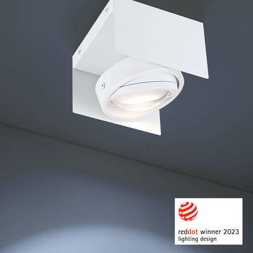 LED-DECKENLEUCHTE 15/15/11 cm   - Weiß, Design, Metall (15/15/11cm)