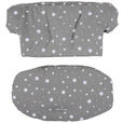 HOCHSTUHLEINLAGE Lunch  - Grau, Basics, Textil (25/50cm) - My Baby Lou
