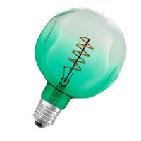 LED-LEUCHTMITTEL   E27 4,5 W  - Grün, Basics, Glas (12,5/17,6cm) - Ledvance