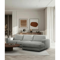 ECKSOFA VIGO Mintgrün  - Schwarz/Mintgrün, Design, Textil (303cm) - MID.YOU