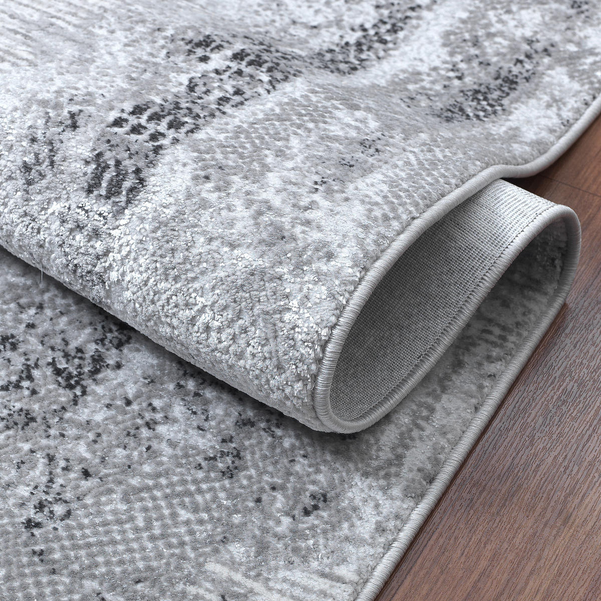 WEBTEPPICH 160/220 cm Harmony Hellgrau  - Hellgrau, LIFESTYLE, Textil (160/220cm)
