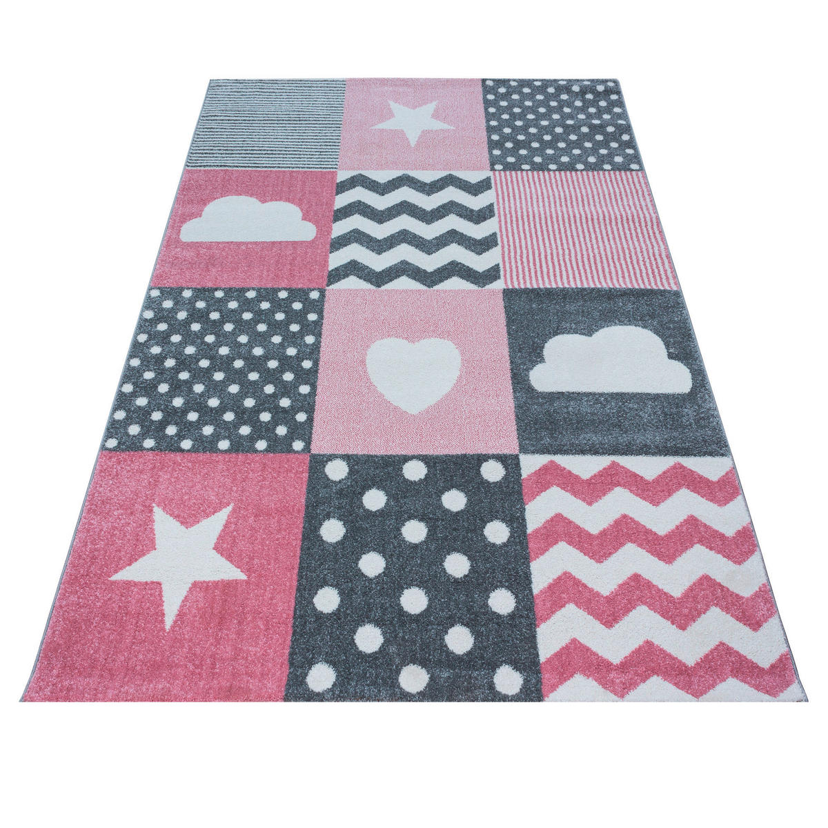 BARNMATTA 200/290 cm Kids  - pink, Trend, textil (200/290cm) - Ben'n'jen