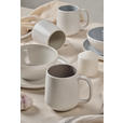 FRÜHSTÜCKSSERVICE Taupe 6-teilig 2 Personen  - Taupe, Design, Keramik - Novel