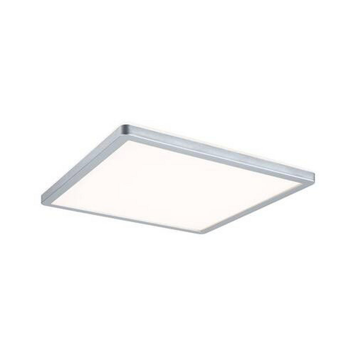 LED-PANEEL 29,3/29,3/2,8 cm  - Chromfarben, Basics, Kunststoff (29,3/29,3/2,8cm) - Paulmann