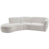 ECKSOFA in Mikrofaser Beige  - Beige/Schwarz, Modern, Kunststoff/Textil (182/276cm) - Livetastic
