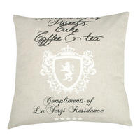 UKRASNI JASTUK 48/48 cm    - prirodna boja, Dizajnerski, tekstil (48/48cm)